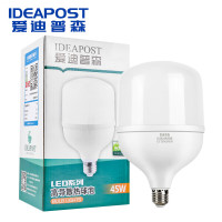 爱迪普森(IDEAPOST) AD-SBL-220-45W E27 6500K 220V 圆泡节能灯大螺口球泡 led灯泡e27螺口 (计价单位:个) 白色