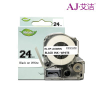 艾洁(AJ) LK-6WBN 打印量24mm*8m 适用爱普生EPSON LW600P;LW700;锦宫SR530C;S