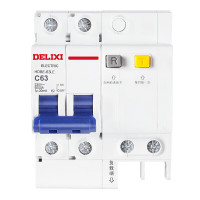 德力西(DELIXI) 空气开关带漏电保护器C63 2P
