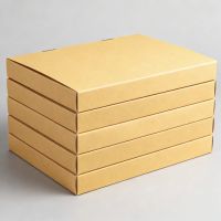 优拉(YOULA) 文鑫系列 980g 无酸纸 310*220*43mm 会计凭证盒 (计价单位:个) 棕黄色