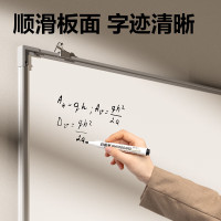 得力(deli) 50040 45*60cm 磁性钢化悬挂式 玻璃白板 (计价单位:个) 白色