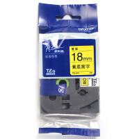 兄弟(brother) TZe-641 18mm 标签打印机色带 1.00 个/盒 (计价单位:盒) 黄底黑字