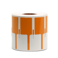 开玛(k-marking) GW08-02 33mm*24mm+30mm 500片/卷 打印标签 1.00 盒/卷 (计价单位:卷) 橙色