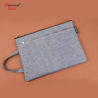 百利文(Bailiwen) B-F5656 双层拉链袋 (计价单位:个) 灰色