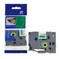 普贴(PUTY) TZ3-741 18mm 标签机色带 1.00 个/盒 (计价单位:盒) 绿底黑字