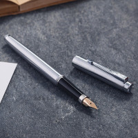 英雄(HERO) 200A 0.5mm 全钢 白夹金笔 钢笔 (计价单位:支) 透明