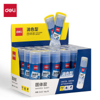 得力(deli) 6377 15g PVP 固体胶 (计价单位:个) 浅蓝变色