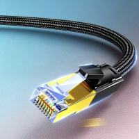 酷比客L-CUBIC超六类屏蔽网线高速传输无氧铜芯低损耗耐用