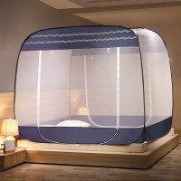 伊伊爱 加厚防蚊蚊帐 大号四件套 快拆设计 防蚊透气 高密度纱网 安睡整夜