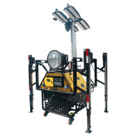 惠乐为 HZZX201-TX 220VAC 8*300W IP65 最大高度10m 发电机供电 应急方舱通讯照明装置 (计价单位:台) 黄色