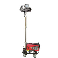 和齐顺(Hikesun) DQ-6110E 照明400W/发电机2kW IP65 续航时间≥13h 220V 冷白 全方位自动泛光工作灯 (计价单位:台) 红色