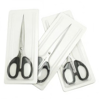 得力不锈钢多功能精密剪刀家用办公剪刀切割工具精细裁剪利器