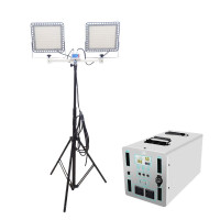 和齐顺(Hikesun) HQS-QX01GZ 24V 1000W IP65 LED 锂电池供电 移动抢修灯 (计价单位:台) 银色