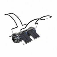 顶火 GMD4310 额定电压3.7V 额定功率0.3W IP66 闪光频率:84HZ 高亮红光LED 太阳能语音警示灯 (计价单位:盏) 黑色