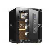 臻远 ZY40618091 全钢防盗 45cm 指纹款 保险箱 1.00 个/台 (计价单位:台) 黑色