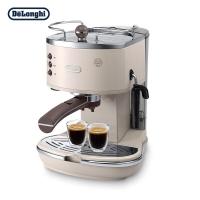 德龙(Delonghi) ECO310.W 复古不锈钢锅炉 意式浓缩 15bar 泵压式半自动 咖啡机 (计价单位:台)