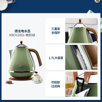 德龙(Delonghi) KBOV2001.GR 1.7L 电热水壶 (计价单位:台) 橄榄绿