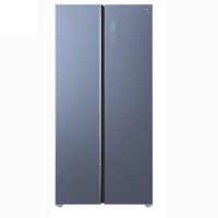 TCL R550P10-S 550升 四区双变温 多点离子杀菌 干湿分储 对开门冰箱 (计价单位:台) 晶釉蓝