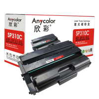 欣彩大容量欣彩(Anycolor) AR-SP310C 3500页 适用理光SP 310DN 312DNW 粉盒 1.00 只/支粉盒加黑灰双色高速打印持久耐用设计紧凑适合家用办公