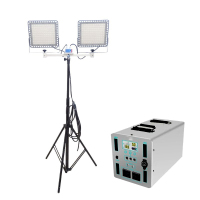 和齐顺(Hikesun) HQS-QX01GZ 24V 1000W IP65 LED 锂电池供电 移动抢修灯 (计价单位:台) 银色