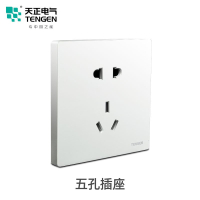 天正 V5-523 五孔插座 插座 (计价单位:个) 白色