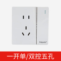 天正 V5-K123/G 一开单五孔插座(金色) 插座 (计价单位:个) 金色