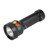 通明 ZW7600 IP65 DC3.7V 照明10h/信号30h 白/红/黄/绿四色光 多功能袖珍信号灯 (计价单位:个) 黑色