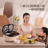 三食黄小厨 TC601 3L(1.5L*2)220V/1000W 电饭煲 (计价单位:台) 奶白色