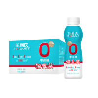乐百氏 0蔗糖轻乳茶 低GI奶茶饮料 添加益生元 300ml*15瓶 单位:箱