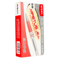 晨光 M&G 拔帽中性笔 GP1111 0.7mm (红色) 12支/盒 (替芯:MG6128) 盒