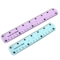 晨光 M&G 紫色软型绘图直尺仪尺 ARL96156 30cm (紫色蓝色(颜色随机)) 把