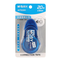 晨光 M&G 修正带 ACT52301 5mm*20m 12卡/盒 20m×5mm 树脂   1盒