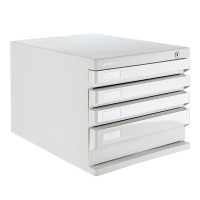 晨光 M&G 四层带锁文件柜 ADM95297 (灰) 台