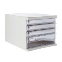 晨光 M&G 四层无锁文件柜 ADM95295 (灰色) 台