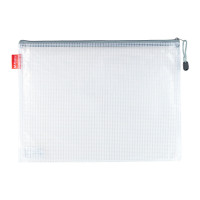 晨光 M&G 经济型网格拉链袋 ADM94905 A4 (颜色随机) 12个/包    1包