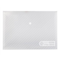 晨光 M&G 斜纹纽扣袋 ADM94584 A4 (白色) 12个/包  1包