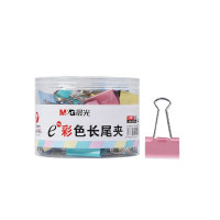 晨光 M&G Eplus彩色长尾夹 3号 ABS92740 32mm 24个/筒 筒