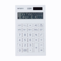 晨光 M&G 平板桌面型计算器双电源大屏计算机 ADG98756 12位 (白色) 个