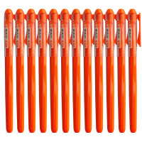 晨光 M&G 拔帽彩色中性笔 AGP62403 0.38mm (橙色) 12支/盒 盒