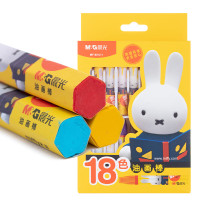 晨光 M&G 油画棒 MF9012-1 18色 18色/盒 蜡笔 石蜡 盒