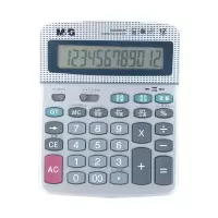 晨光 M&G 语音型计算器 ADG98125A 12位 (银色) 台