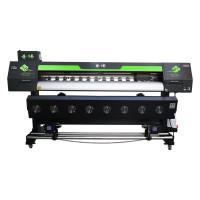 普伟国产写真喷绘机1.6米高精度户内/外广告地图车贴支持麒麟系统 [PW-1688PRO-H2]双喷头高配版