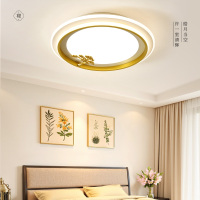 雷士照明护眼吸顶灯卧室吸顶灯圆形灯中式风简约新款全光谱吸顶灯66