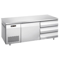 猛世 冰柜 100042295156 四门 350L 无级 电脑控温 银色 风冷 0401012932&&