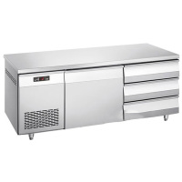 猛世 冰柜 100042797784 四门 350L 无级 电脑控温 银色 风冷 0401012943&&