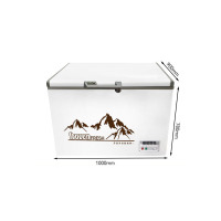 喜莱盛 冰柜 BD-T398 顶开门 310L 无级 机械控温 白色 直冷 0401017895&&