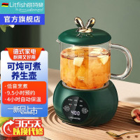 丽特斐多功能养生炖杯D-002(复古绿)0.6L