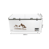 喜莱盛 冰柜 BD-C898 顶开门 860L 无级 机械控温 白色 直冷 0401017892&&