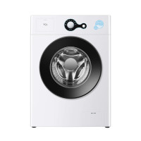 TCL 变频滚筒洗衣机 TG-V80BS 芭蕾白 8kg 除菌操作简单便捷 节能低音