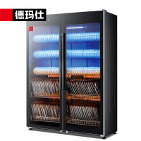 德玛仕 XDZ880-F3 消毒柜 880L一星级立式 紫外线消毒餐厅双开门酒店餐饮消毒碗柜